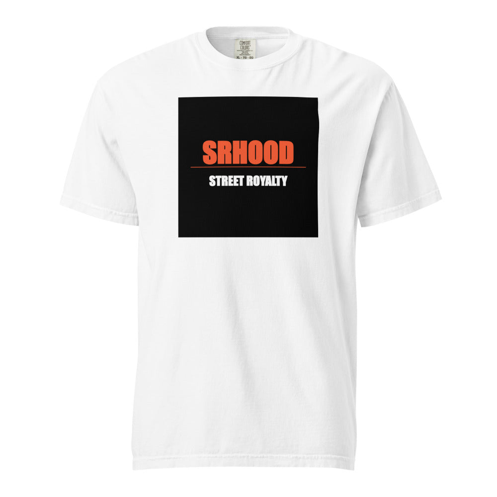 SRHOOD | Camiseta Garment-Dyed Heavyweight Blanco — Street Royalty