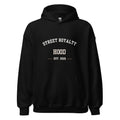 Hoodie Arco College negro, vista frontal, pecho central