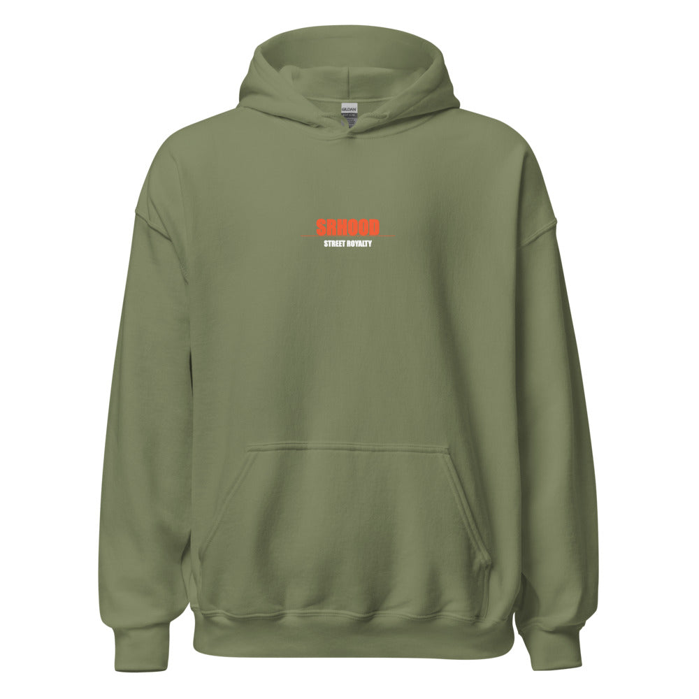 SRHOOD | Hoodie Verde Militar — Street Royalty