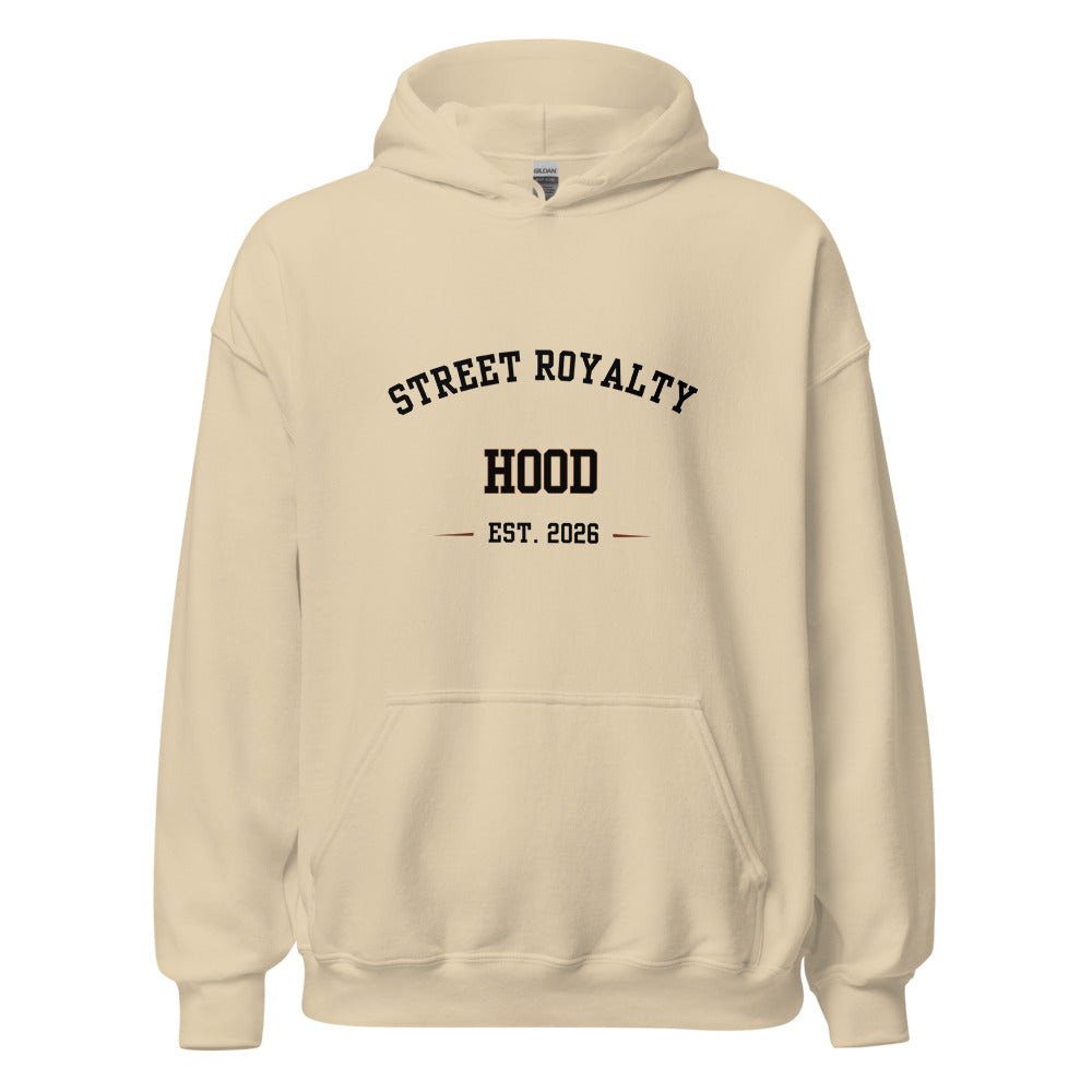 Hoodie Arco College arena, vista frontal, pecho central