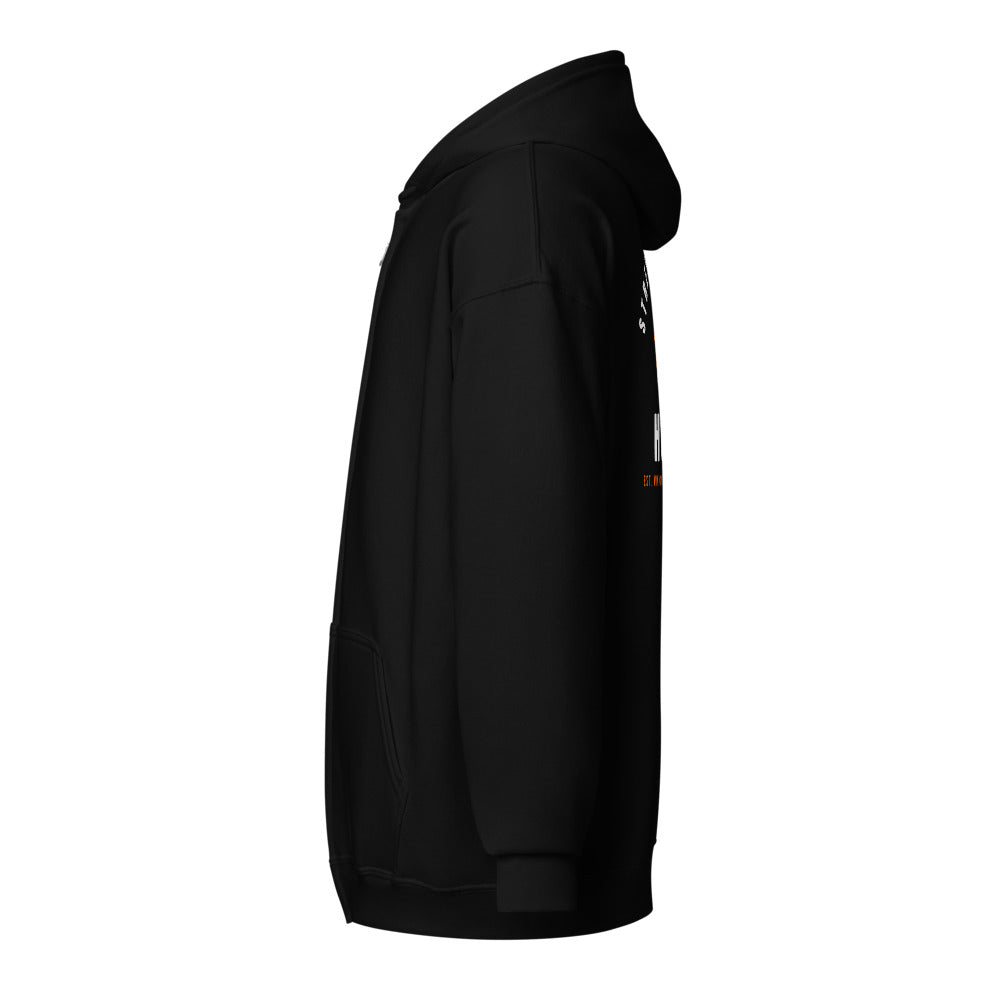 Zip hoodie Corona negro SRHOOD lateral