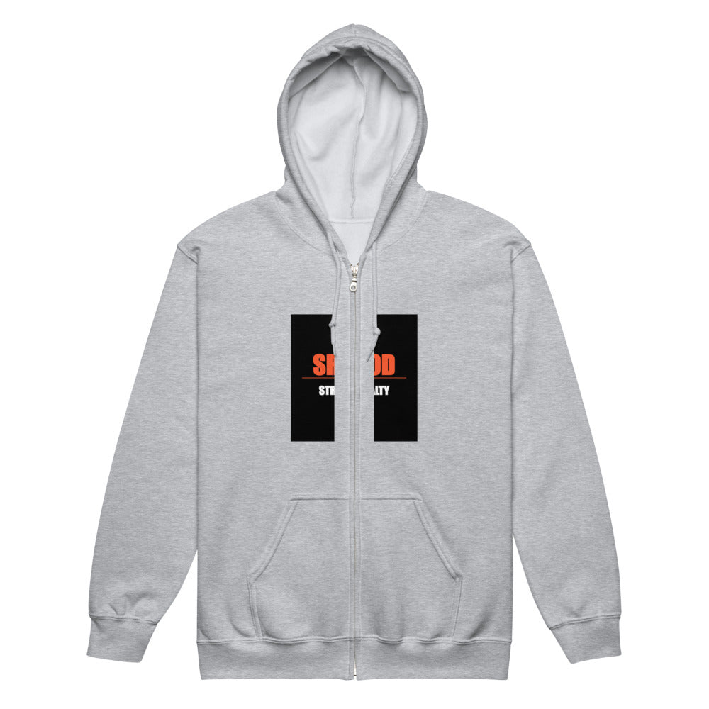 SRHOOD | Sudadera Cremallera Gris — Street Royalty