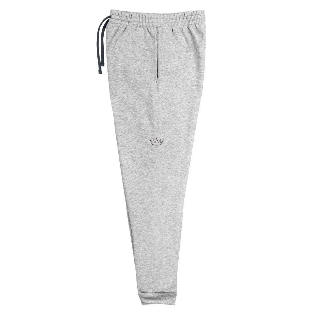 Jogger Street Royalty Corona Lineart color Athletic Heather, vista plana pierna