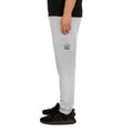 Jogger Street Royalty Corona SRH gris atlético, detalle estampado pierna izquierda