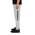 Jogger Street Royalty Vertical SRHOOD gris atlético, detalle estampado lateral pierna