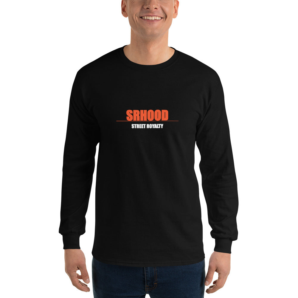 SRHOOD | Camiseta Manga Larga Ultra Cotton Negro — Street Royalty