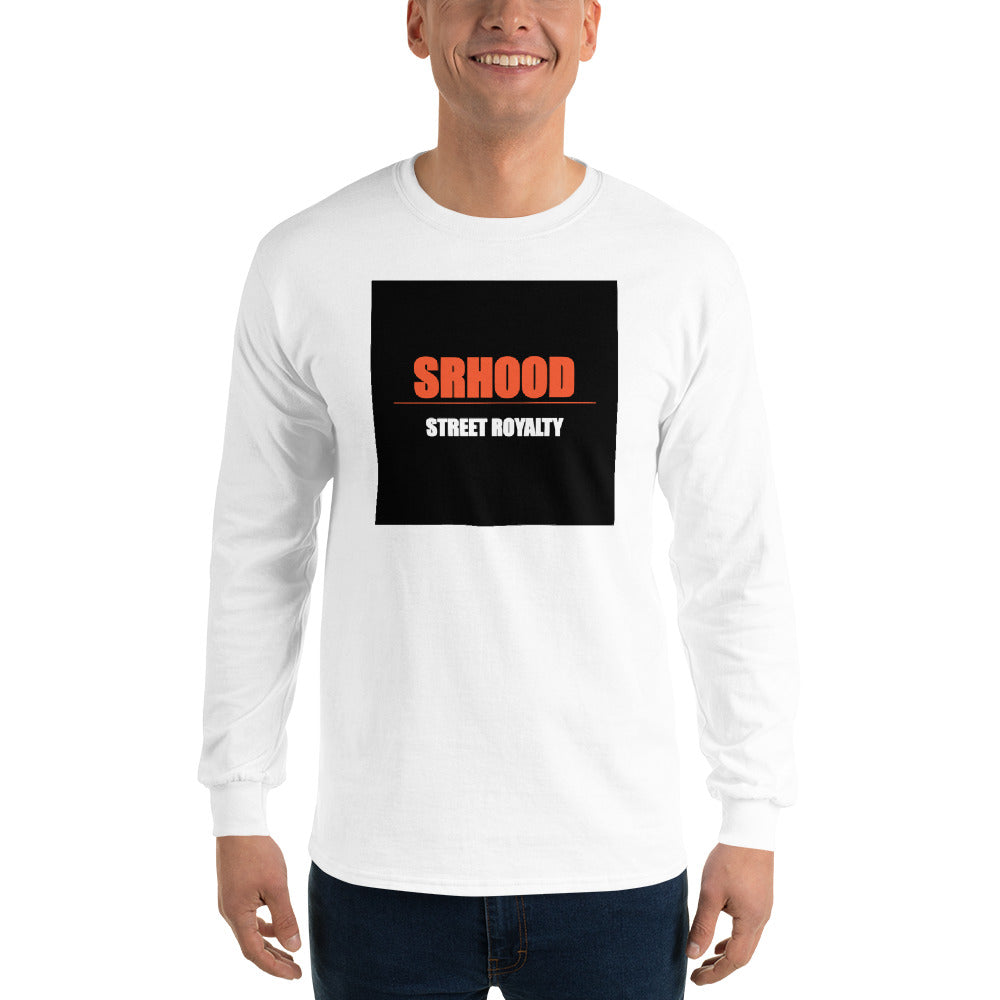 SRHOOD | Camiseta Manga Larga Ultra Cotton Blanco — Street Royalty