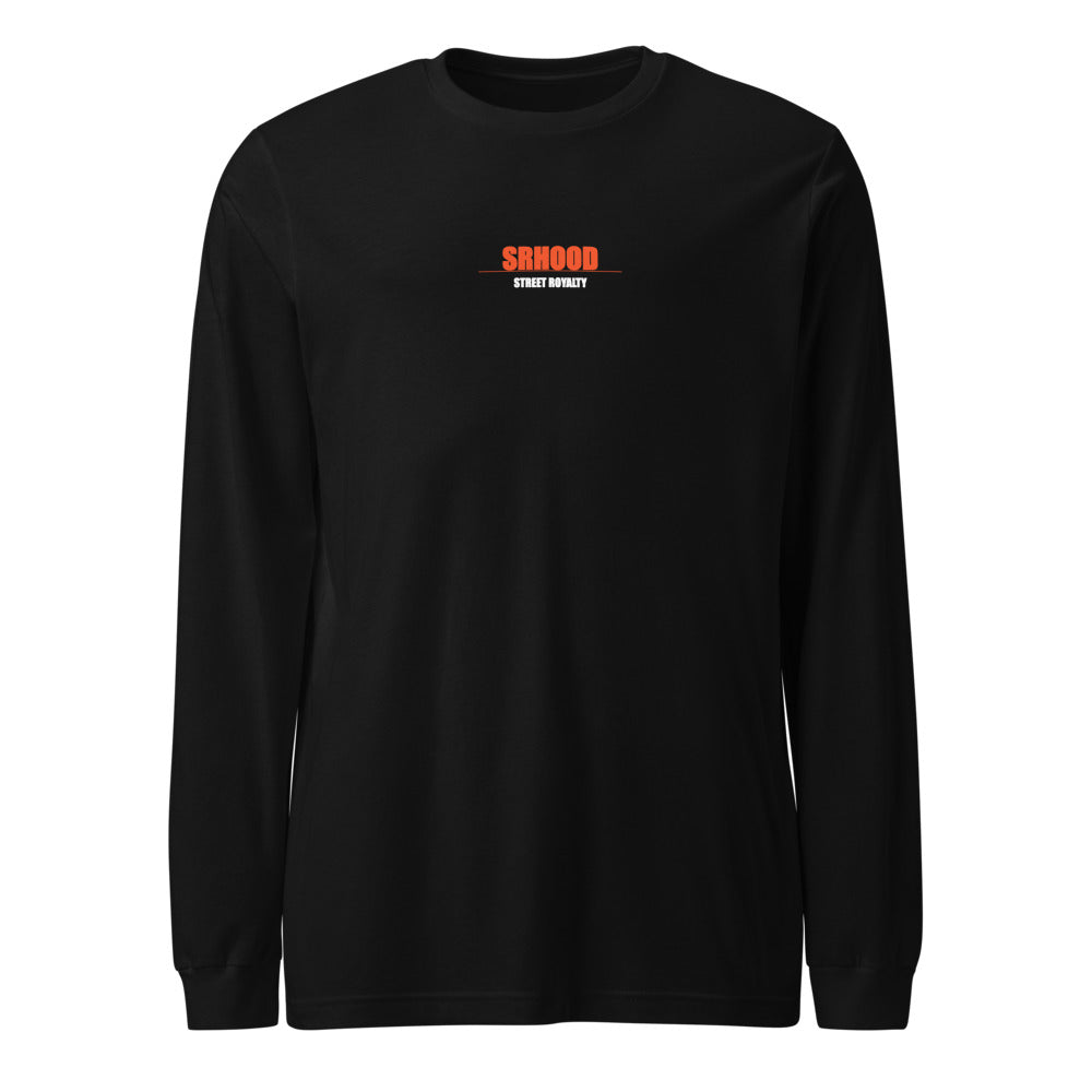 SRHOOD | Camiseta Manga Larga Unisex Negra — Street Royalty
