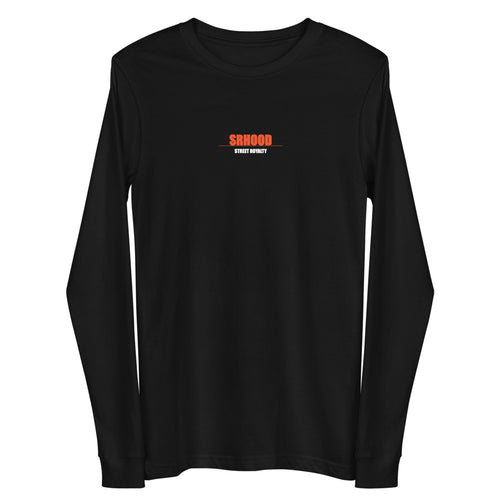 SRHOOD | Camiseta Manga Larga Unisex Negra — Street Royalty