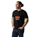 Camiseta Orgánica Stanley/Stella — Negro — modelo con tatuajes