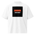 SRHOOD | Camiseta Oversized Blaster Blanco — Street Royalty