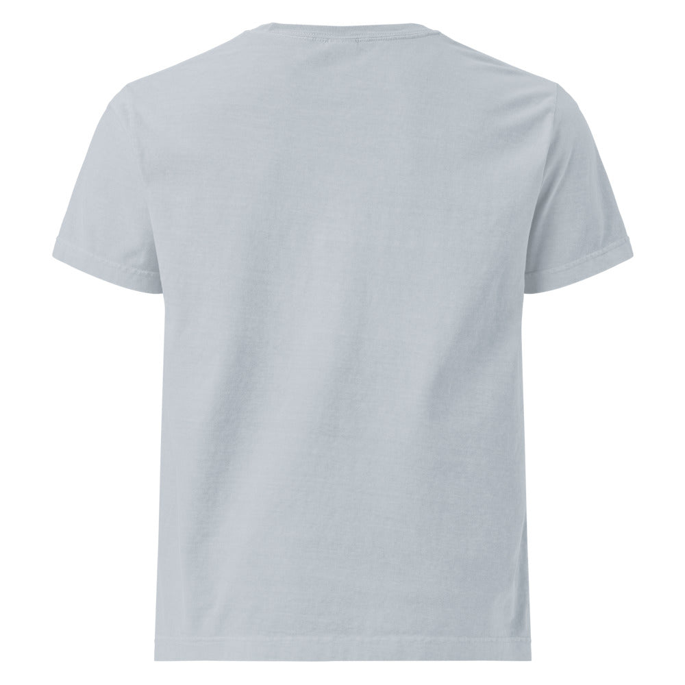 Street Royalty | Camiseta Oversized Denim Claro — Crown Capsule