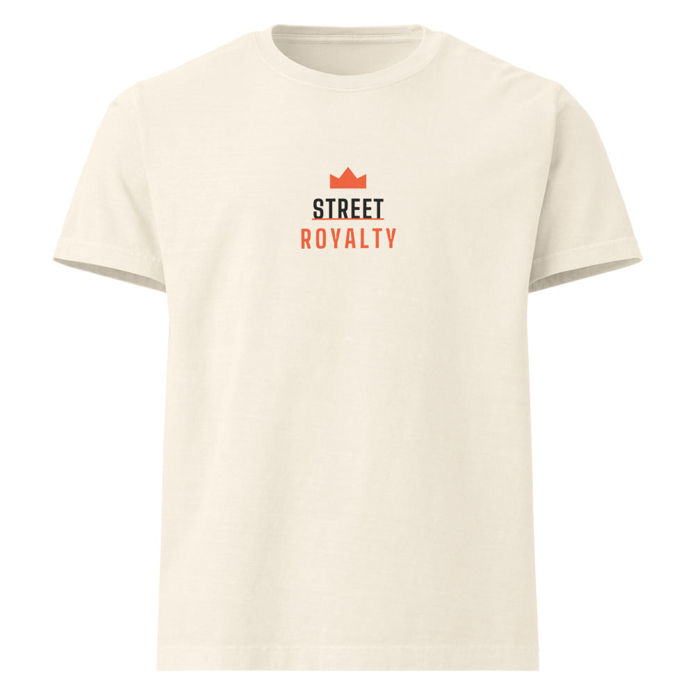 Street Royalty | Camiseta Oversized Blanco Vintage — Crown Capsule