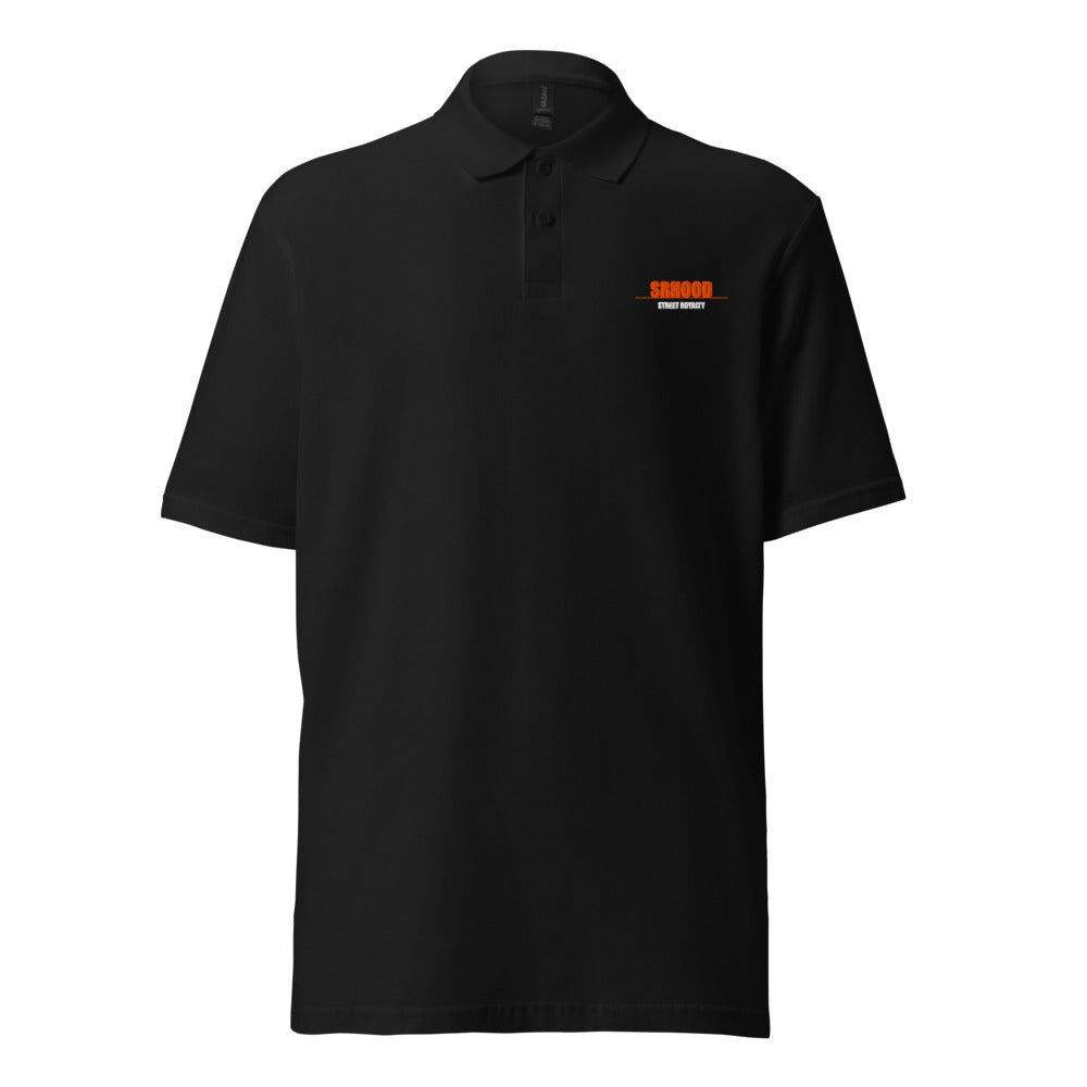SRHOOD | Polo Negro Unisex — Street Royalty