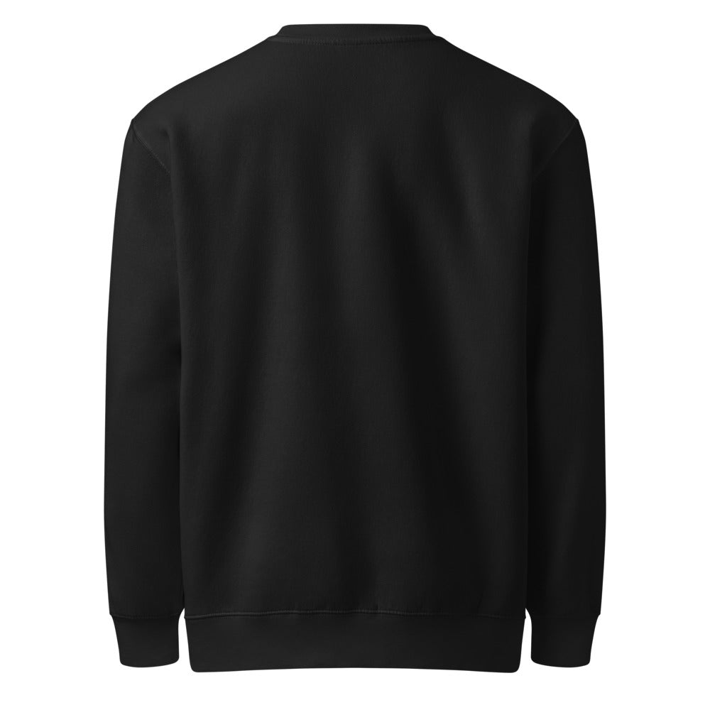 Sudadera crew SRH negra SRHOOD vista trasera