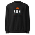 Sudadera crew SRH negra SRHOOD Street Royalty vista frontal