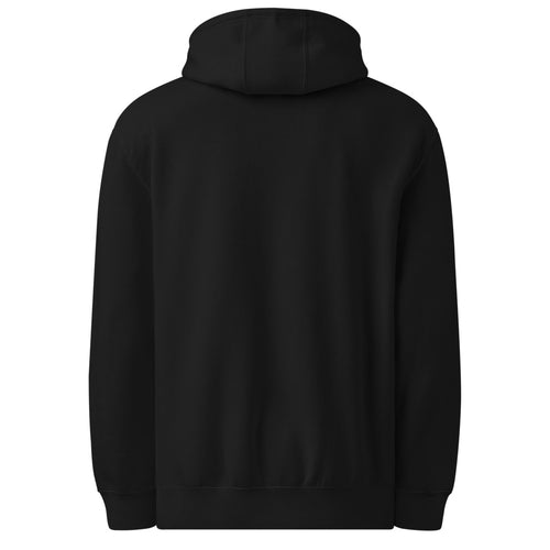 Hoodie premium La Corona negro SRHOOD vista trasera