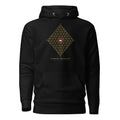 Hoodie Asanoha de Oro — vista frontal