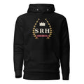 Hoodie Premium Corona Laureada negro — frontal