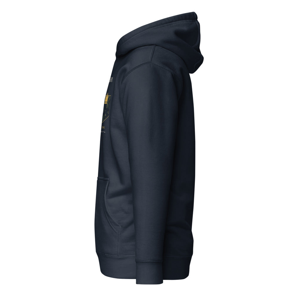 Hoodie Premium Camo Real navy — lateral