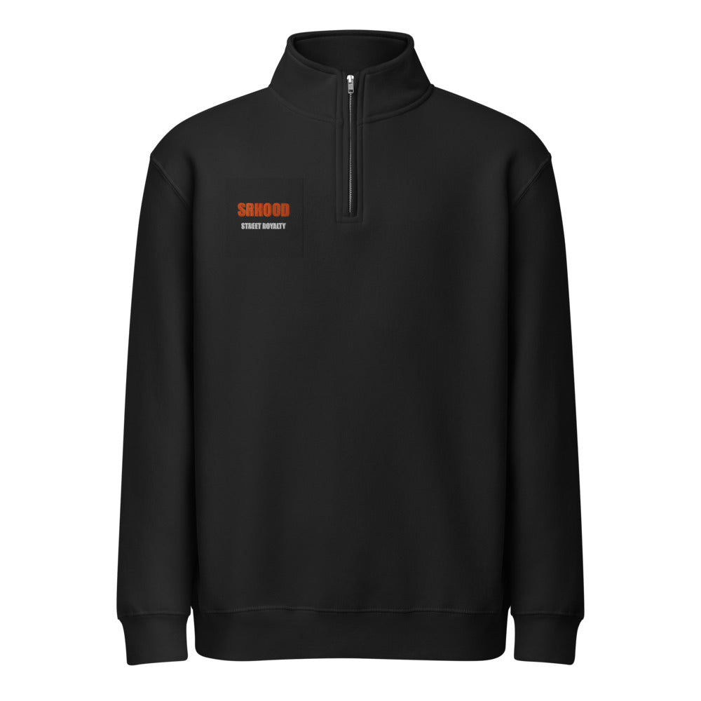SRHOOD | Quarter Zip Premium Negro — Street Royalty