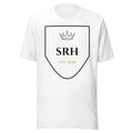 Camiseta Eco Crest SRH color blanco, vista frontal