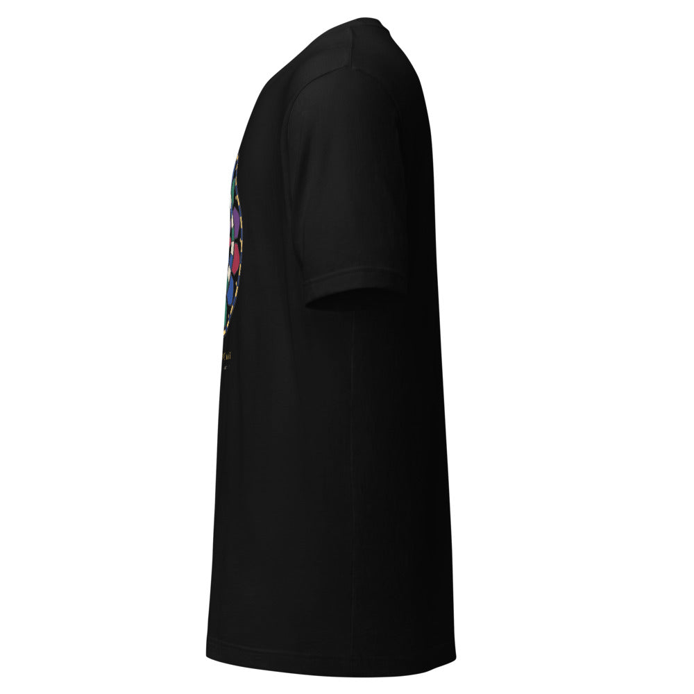 Camiseta Rosetón Real — perfil izquierdo