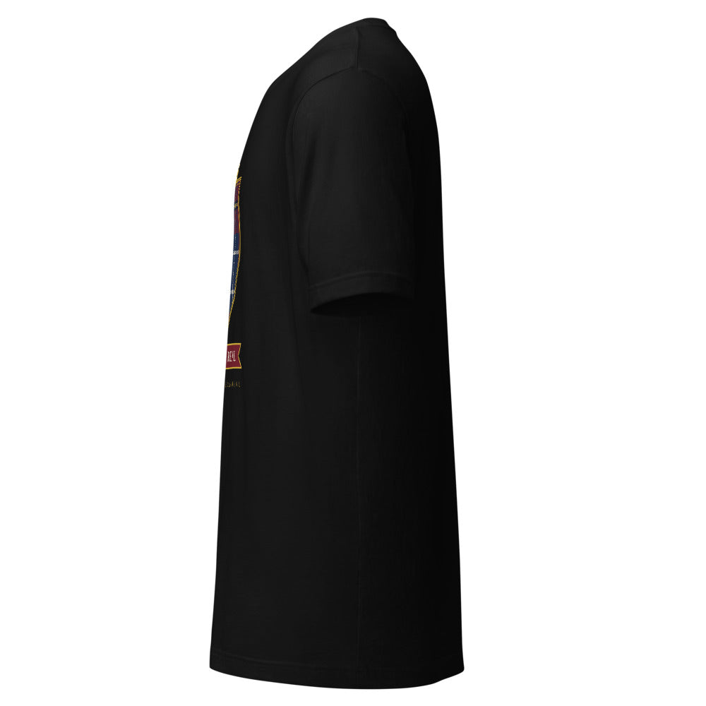 Vista lateral — Camiseta Tartán Real