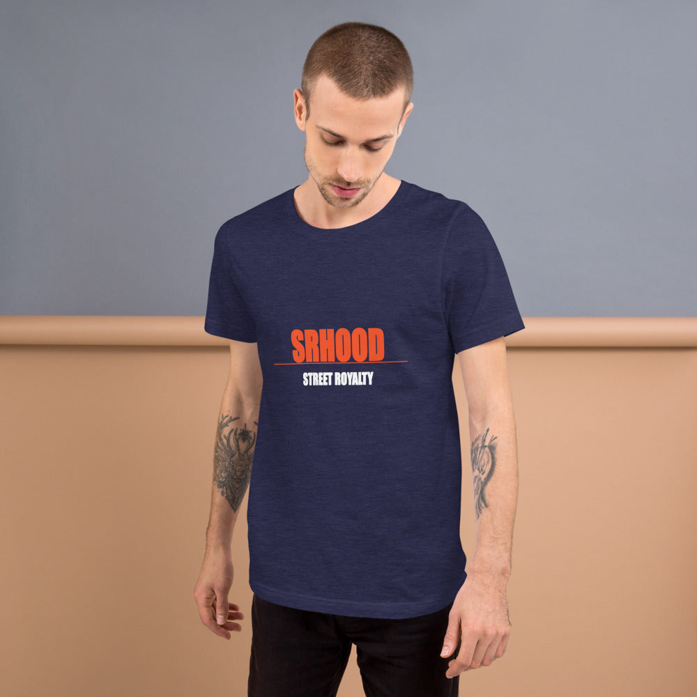 Camiseta Corona — Navy — modelo con tatuajes