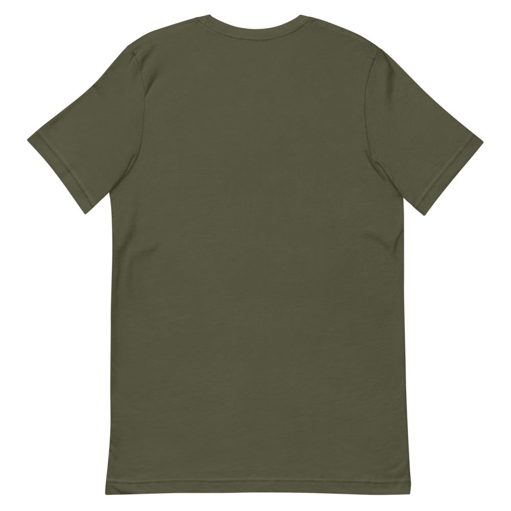 Camiseta Camo Real verde militar — espalda
