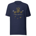Camiseta navy con nubes imperiales doradas y corona SRH