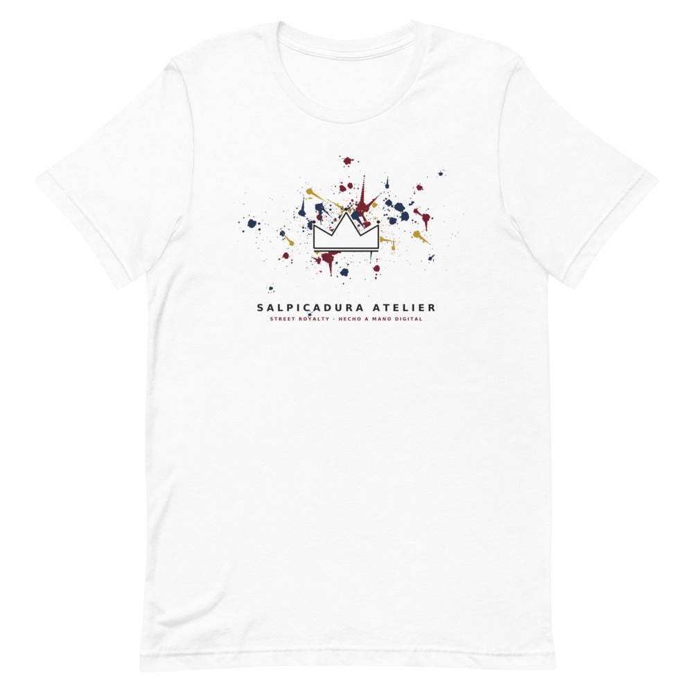Camiseta Salpicadura Atelier detalle frontal