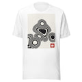 Camiseta suminagashi blanca — frontal