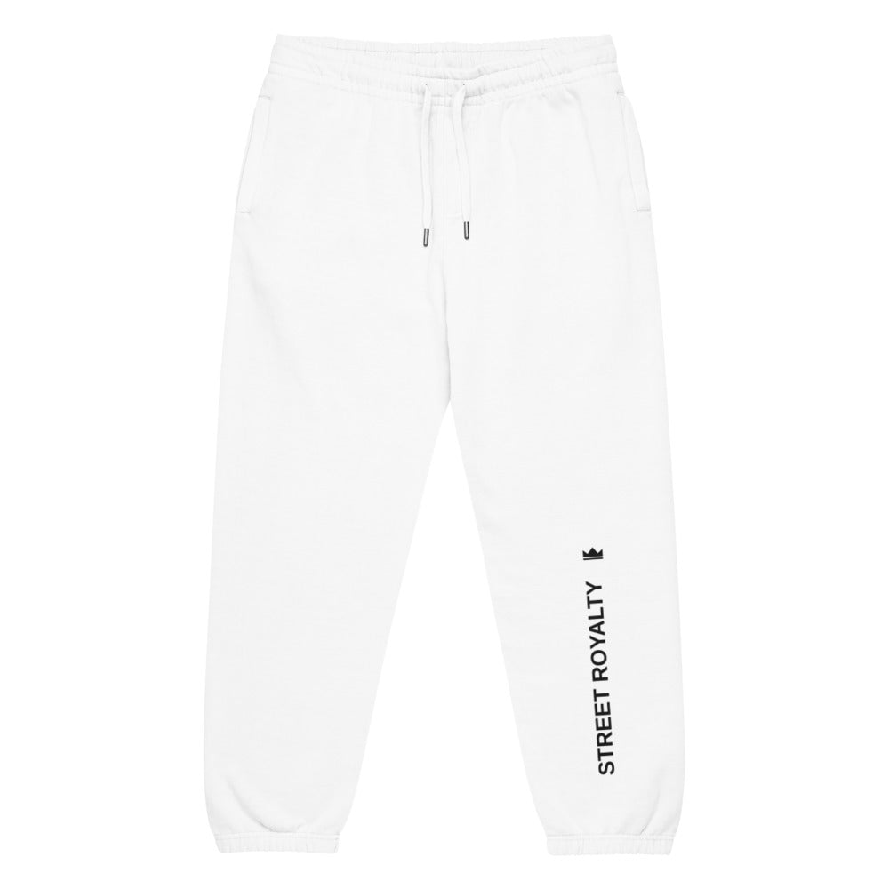 Street Royalty | Sweatpants Urban Blanco — Wordmark Vertical Blanco