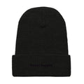 Street Royalty | Beanie Waffle Negro Bordado