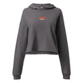 SRHOOD | Cropped Hoodie Mujer Gris — Street Royalty