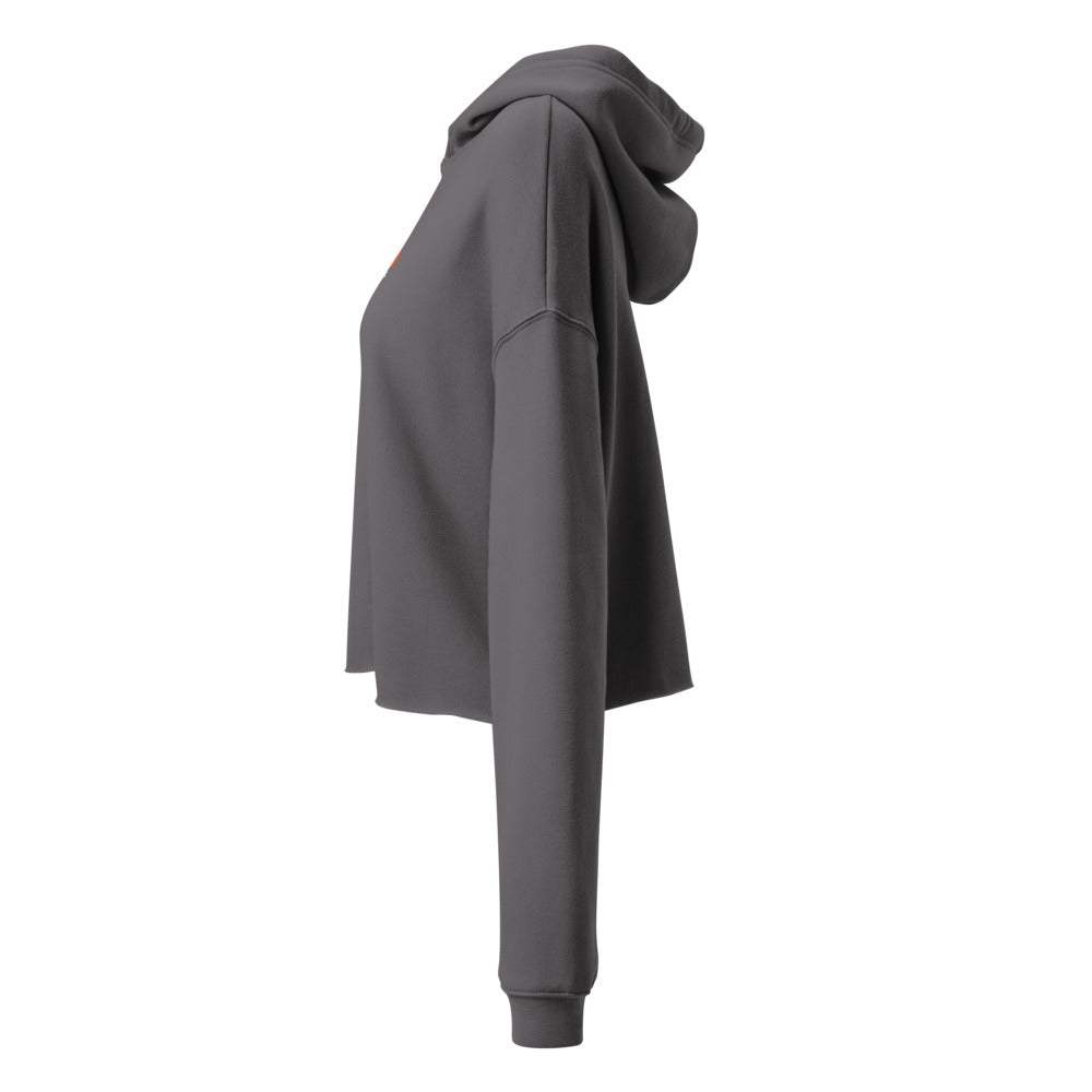 SRHOOD | Cropped Hoodie Mujer Gris — Street Royalty