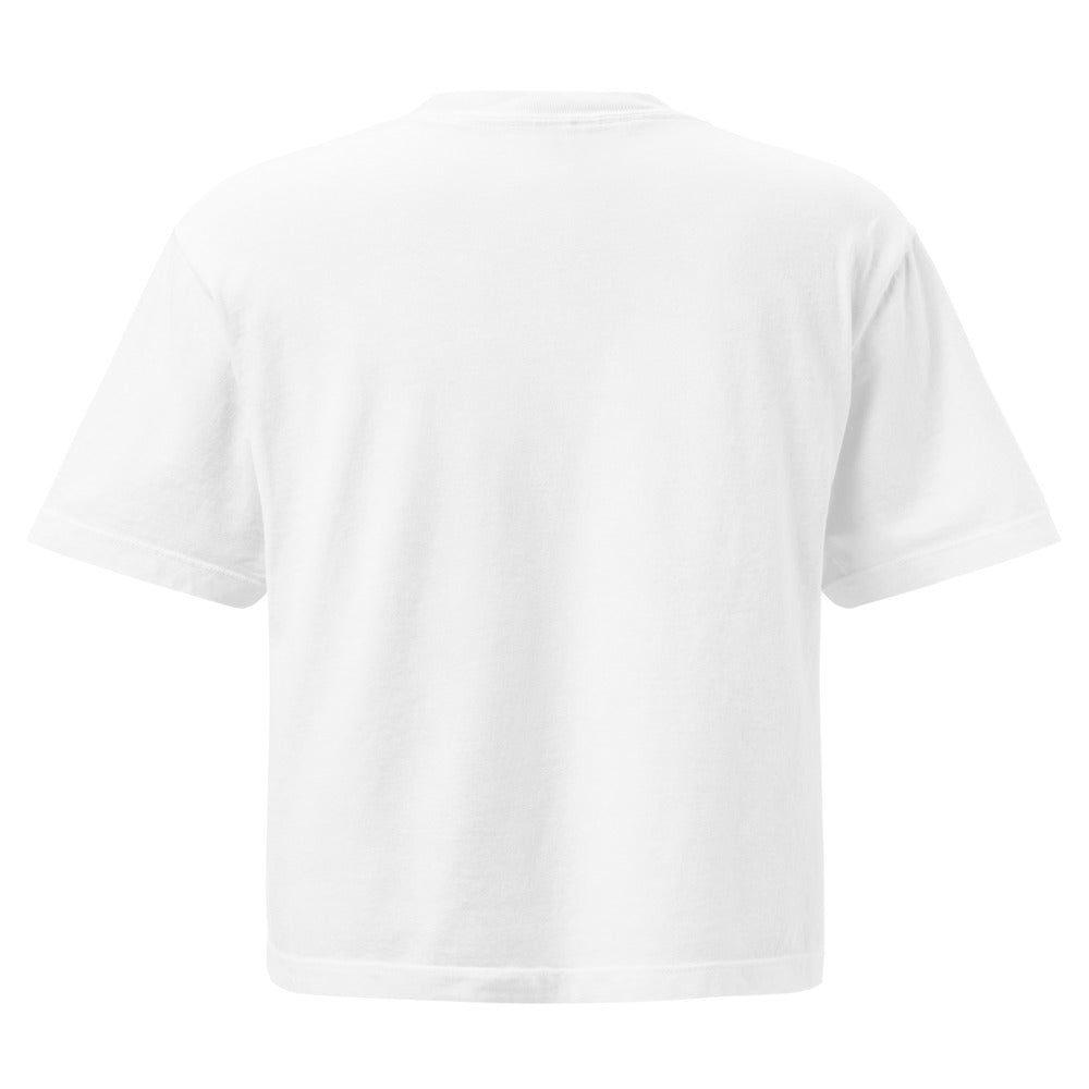 SRHOOD | Camiseta Boxy Heavyweight Mujer Blanco — Street Royalty