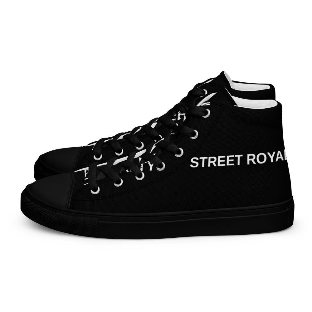 Street Royalty | Zapatillas Altas Mujer — Royal Mix Negras