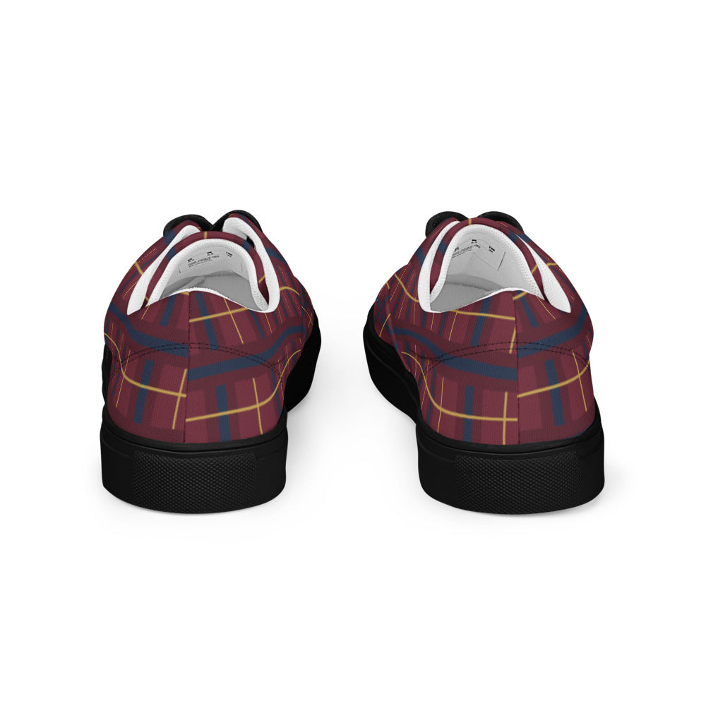Zapatillas Tartán Real mujer — vista trasera