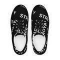 Street Royalty | Zapatillas de Lona Mujer — Diagonal Negras