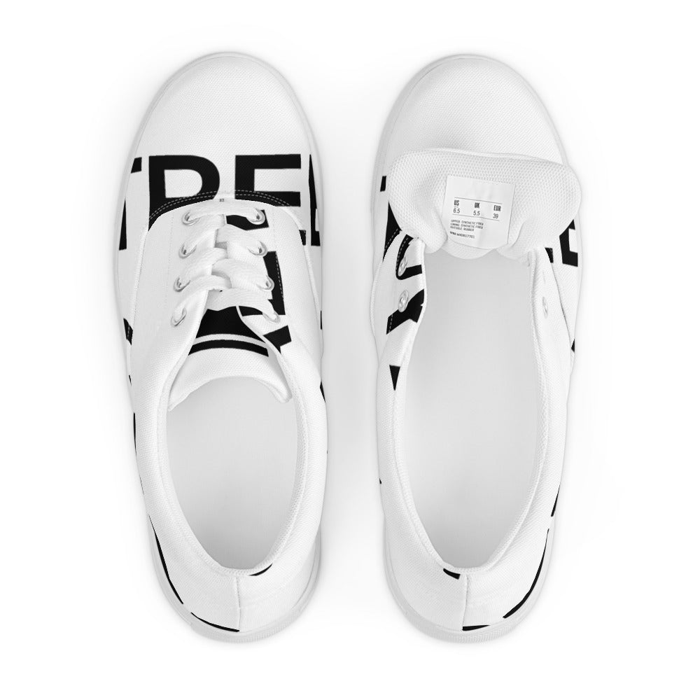Street Royalty | Zapatillas de Lona Mujer — Statement Blancas