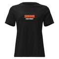 SRHOOD | Camiseta Relaxed Mujer Negro — Street Royalty