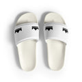 Street Royalty | Slides Mujer — Crown Monogram Blancas