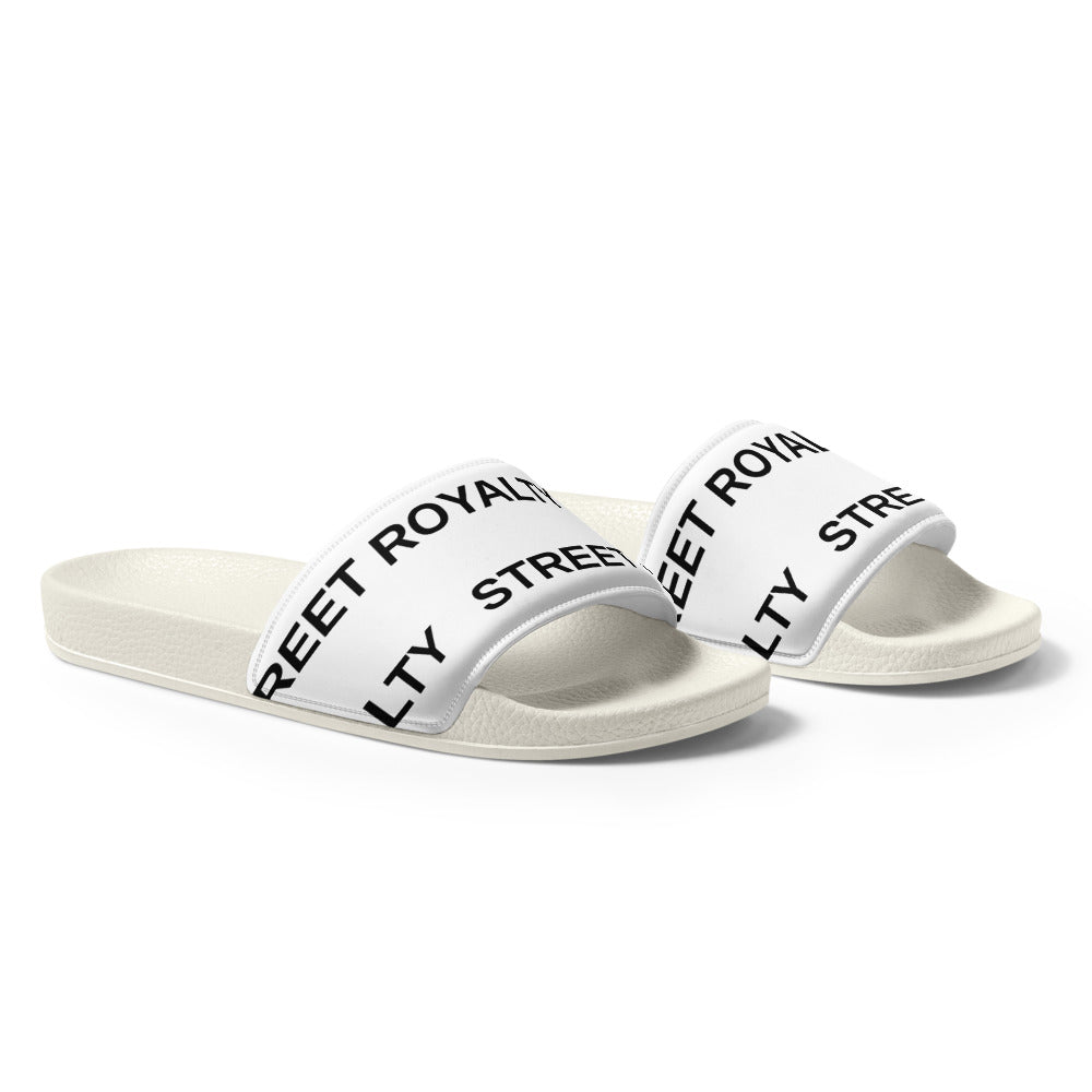 Street Royalty | Slides Mujer — Wordmark Blancas