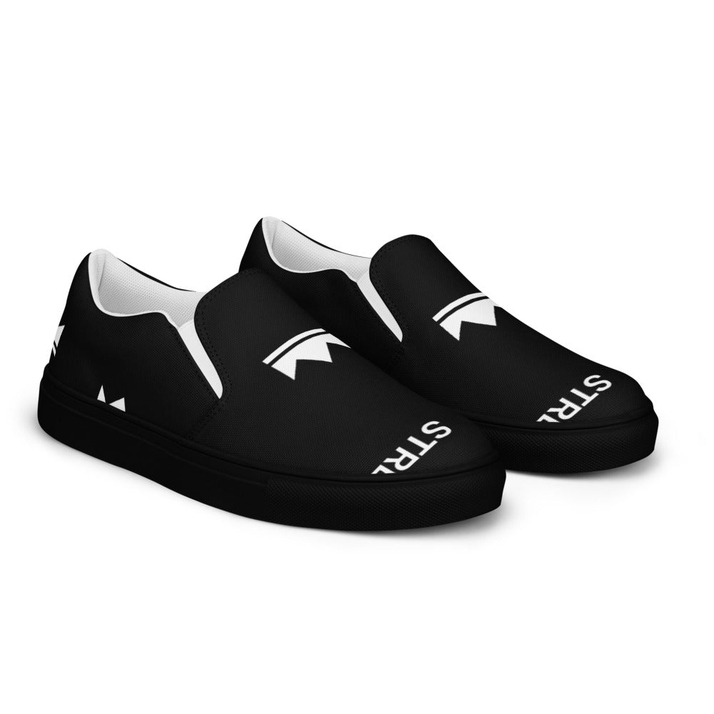 Street Royalty | Zapatillas Slip-On Mujer — Royal Mix Negras