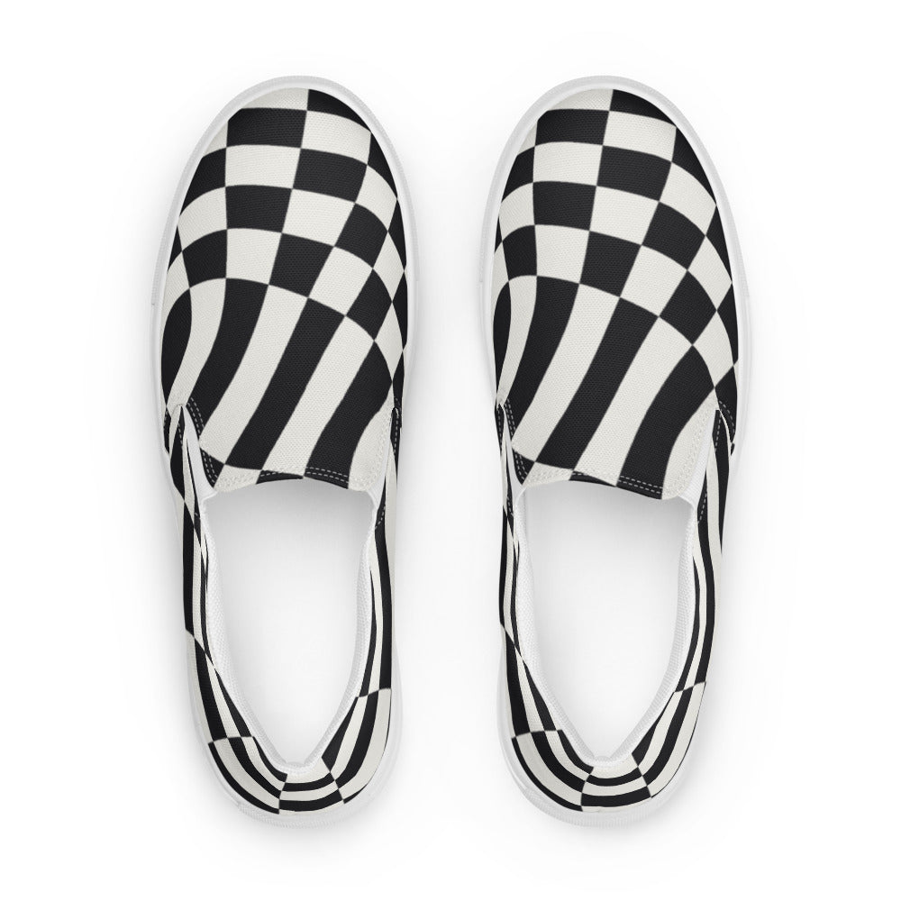 Zapatillas slip-on Moiré mujer — superior