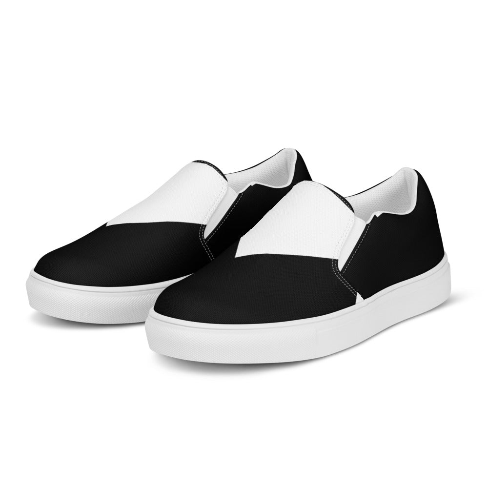 Street Royalty | Zapatillas Slip-On Mujer — Black Edition