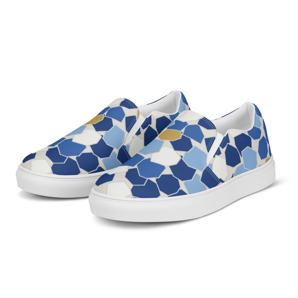 Zapatillas slip-on Trencadís — tres cuartos izquierdo