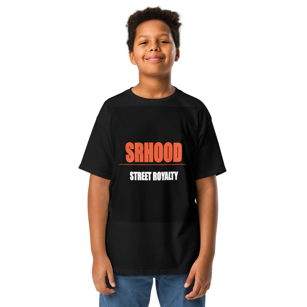 SRHOOD Mini | Camiseta Niños Negra — Mini Royalty